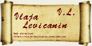 Vlaja Levičanin vizit kartica